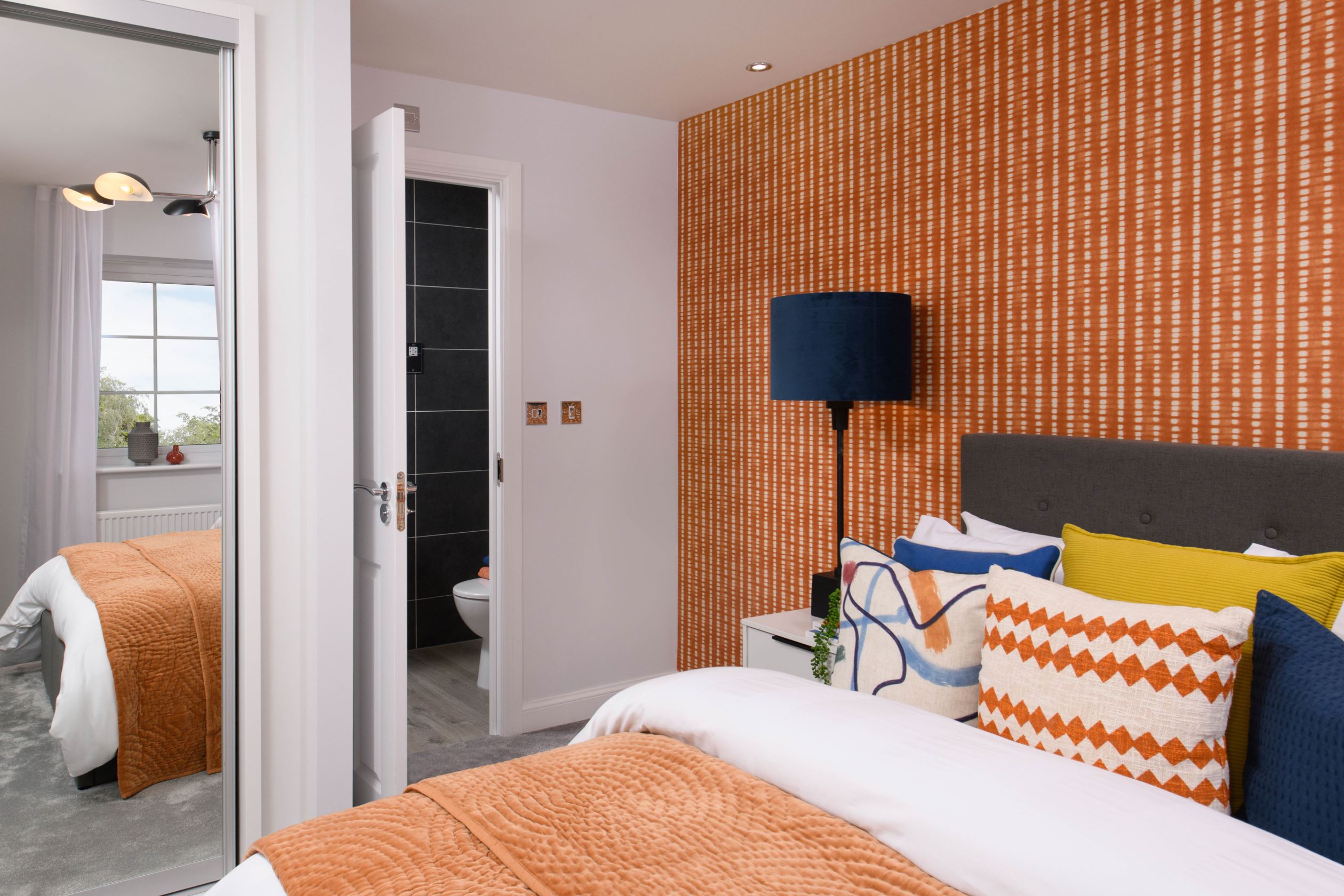 Bedroom 1 with en suite in The Kingsley 4 bed Show Home