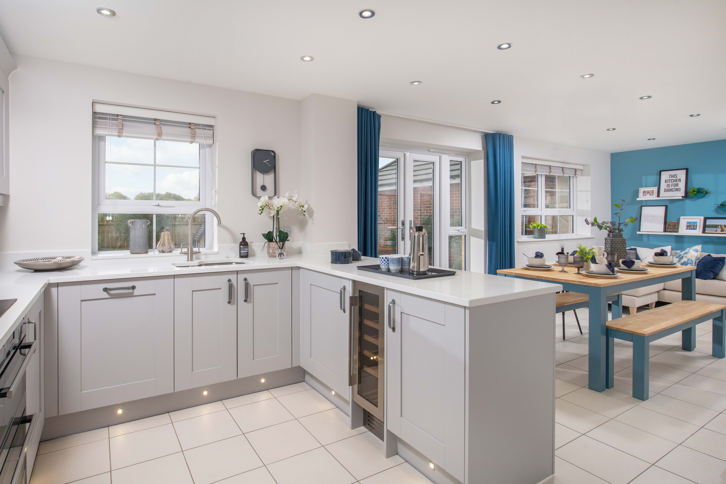Radleigh open-plan kitchen