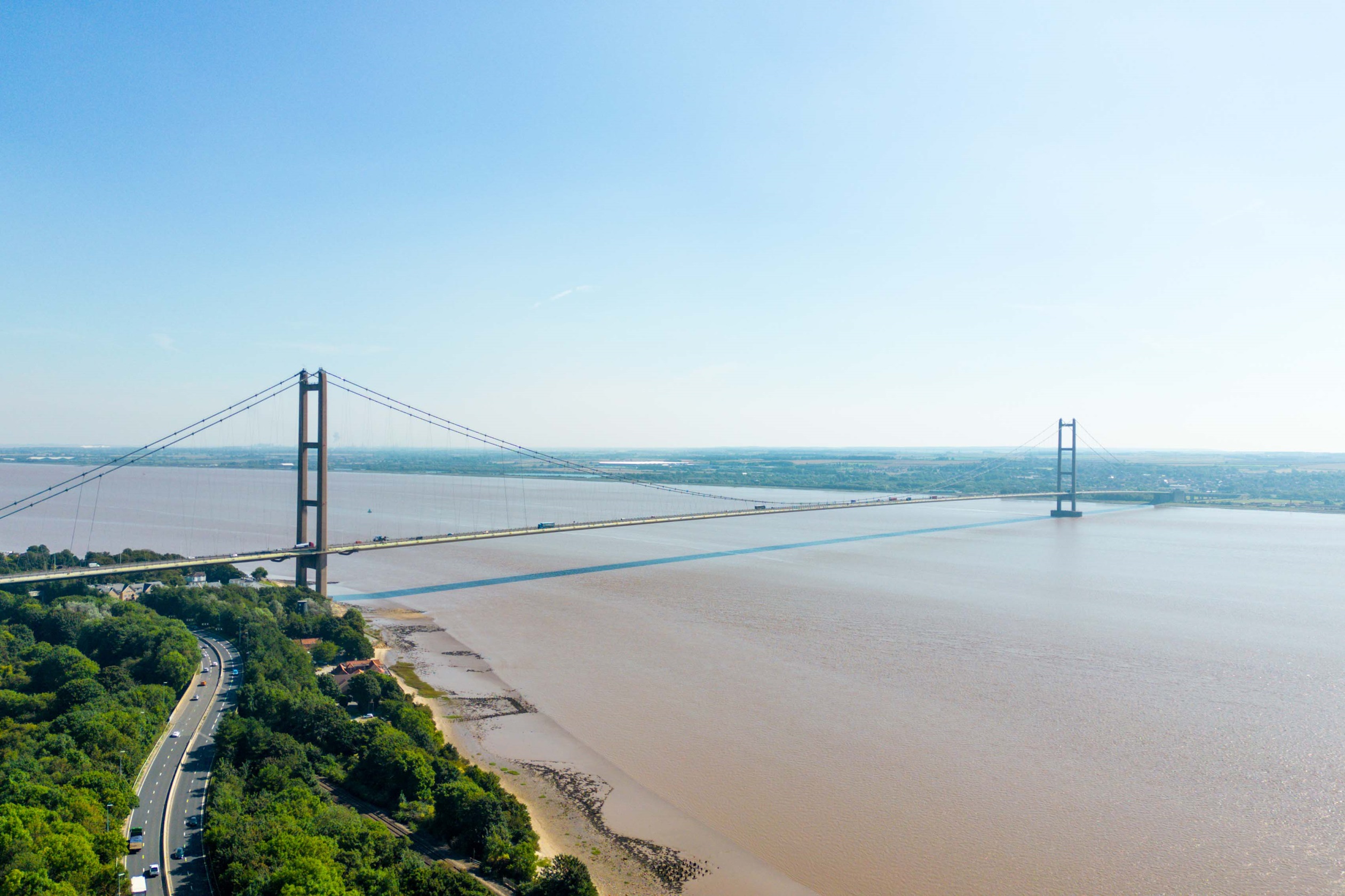 Humber Bridge, River Humber and nature park