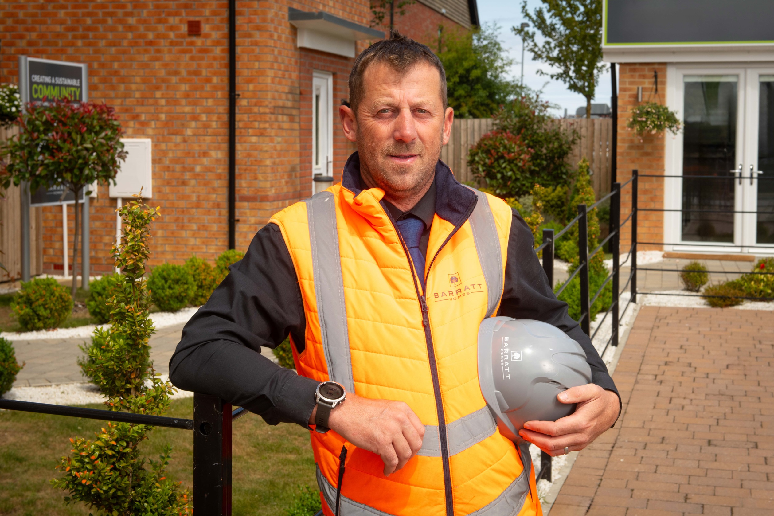 Gary Barker, award-winning Site Manager