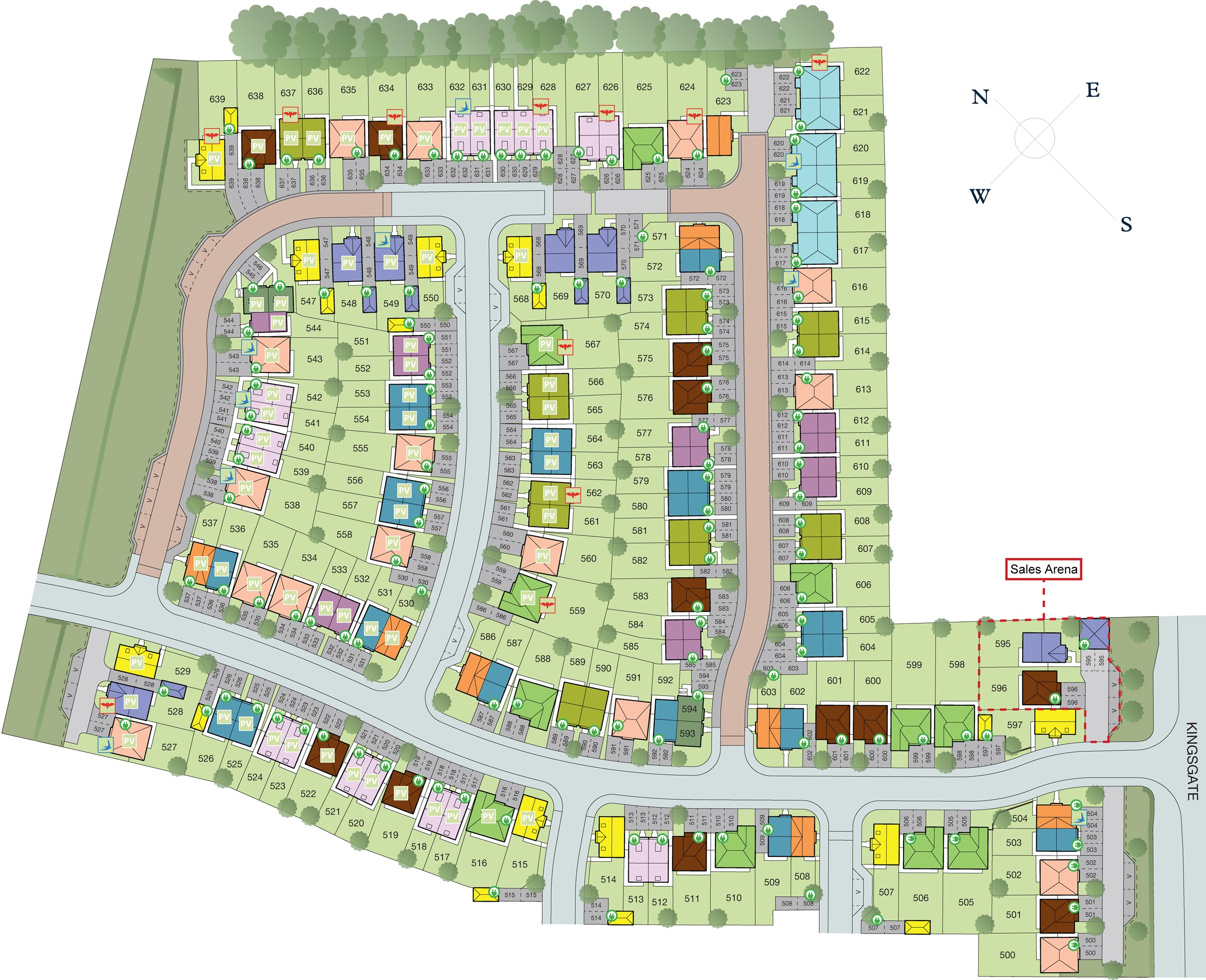 The Sands site plan