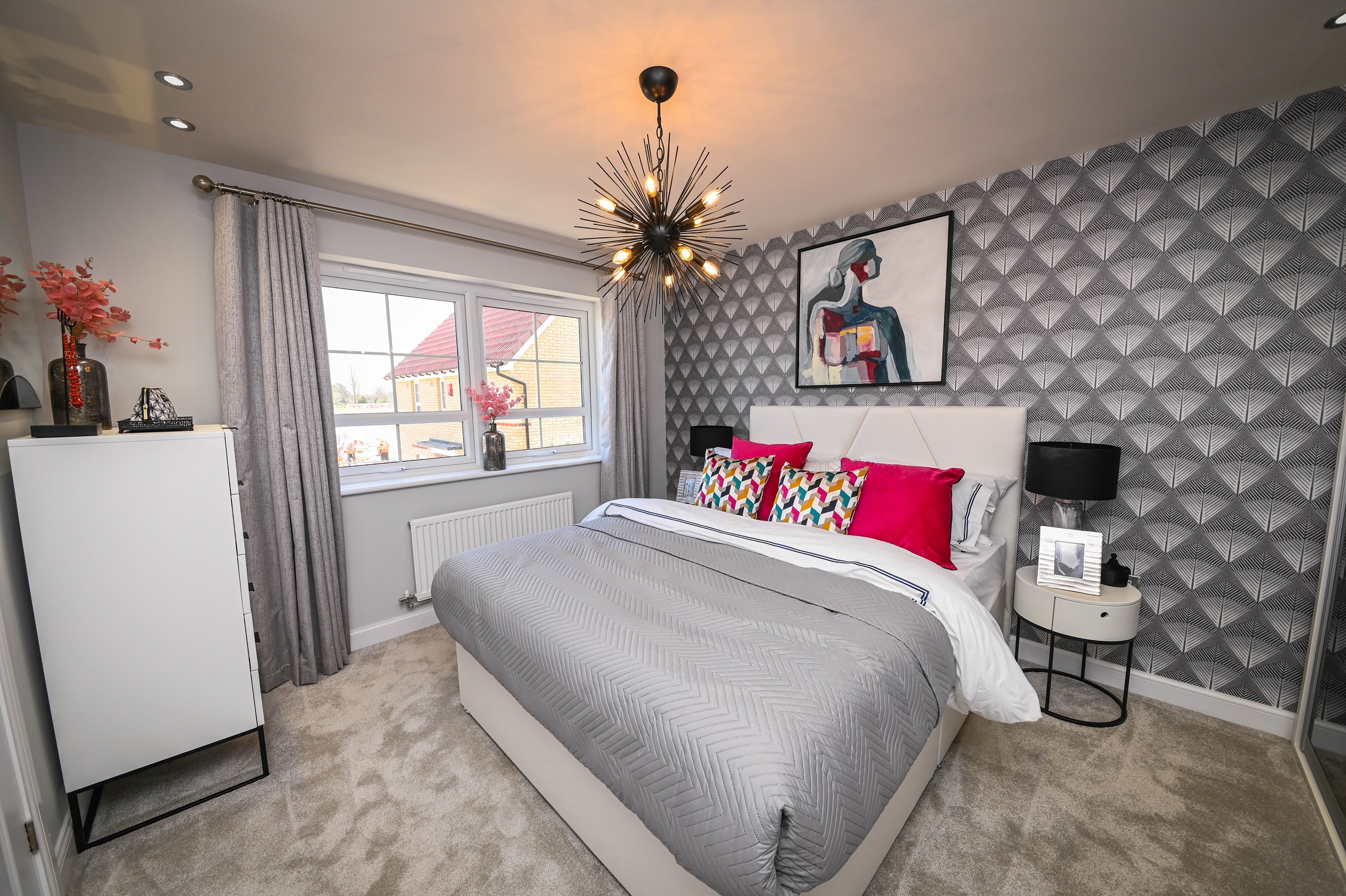 Wigmore Park The Windermere 4 bed Show Home bedroom 