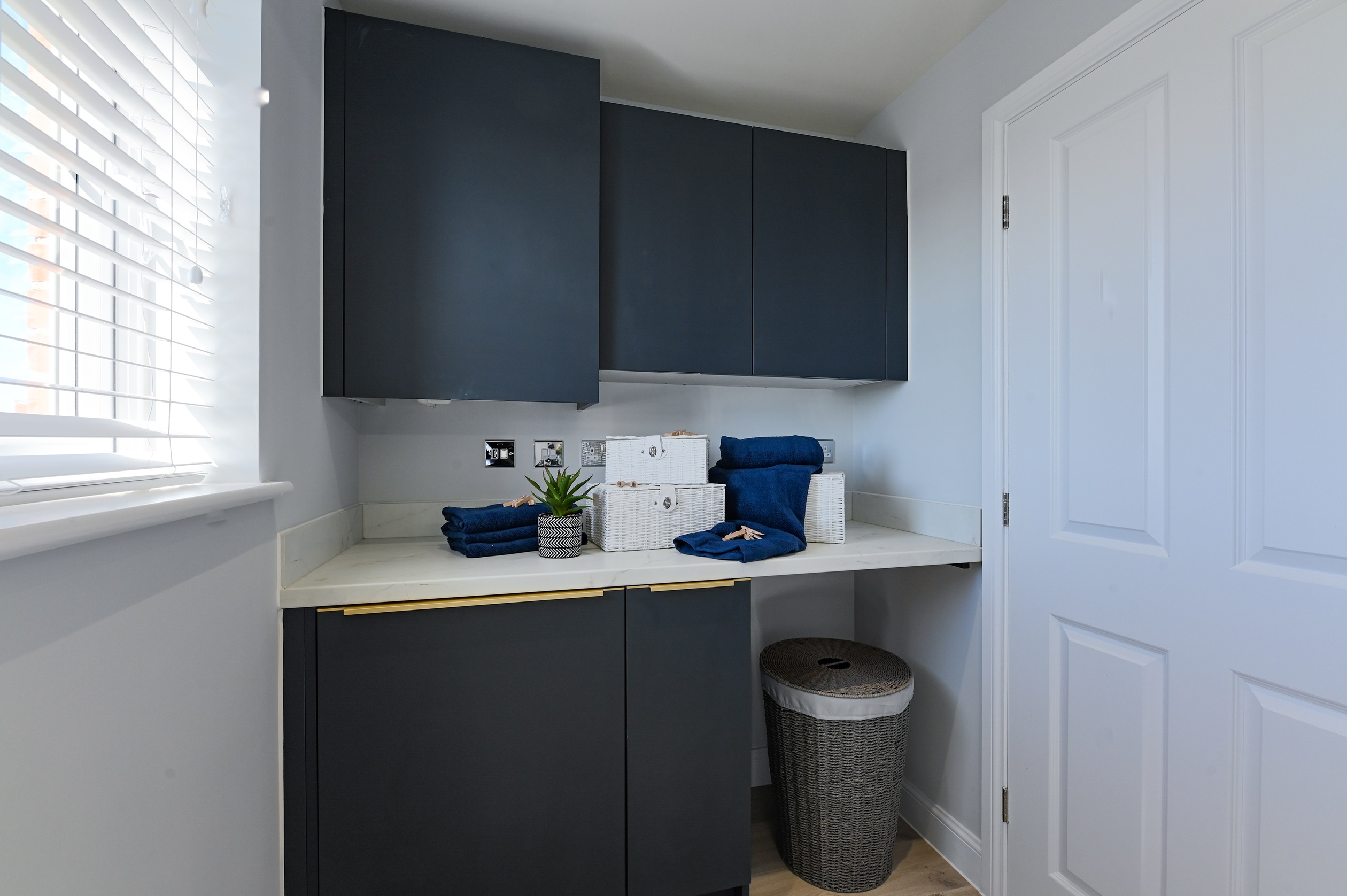 Barratt Windermere 4 bed Show Home in New Waltham, Wigmore Park Utility room 