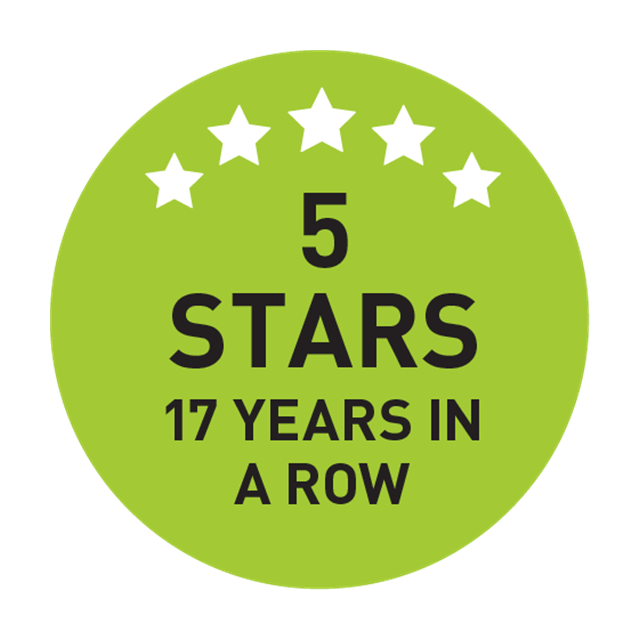 5 star 17 years