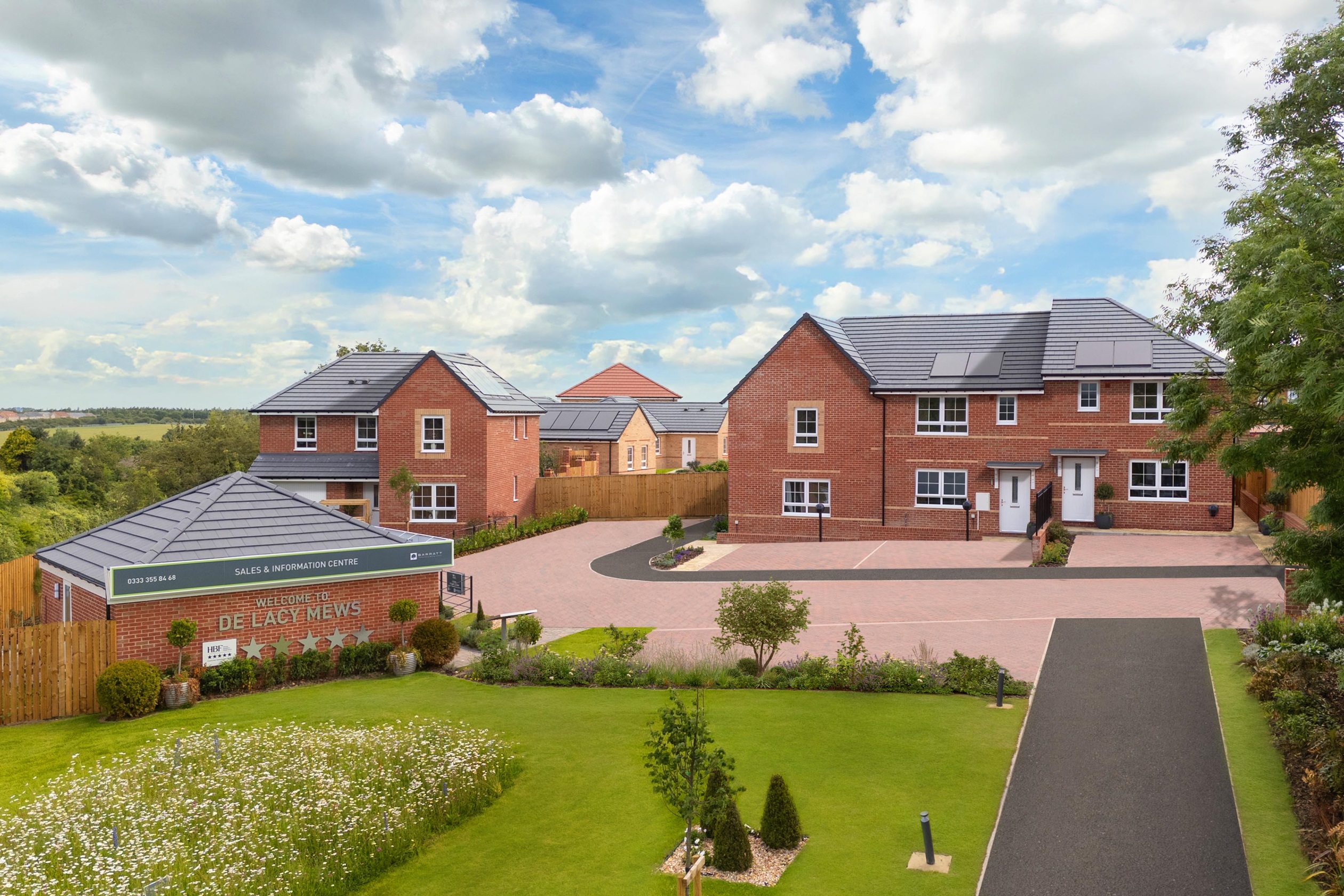 Street view at De Lacy Mews, Pontefract