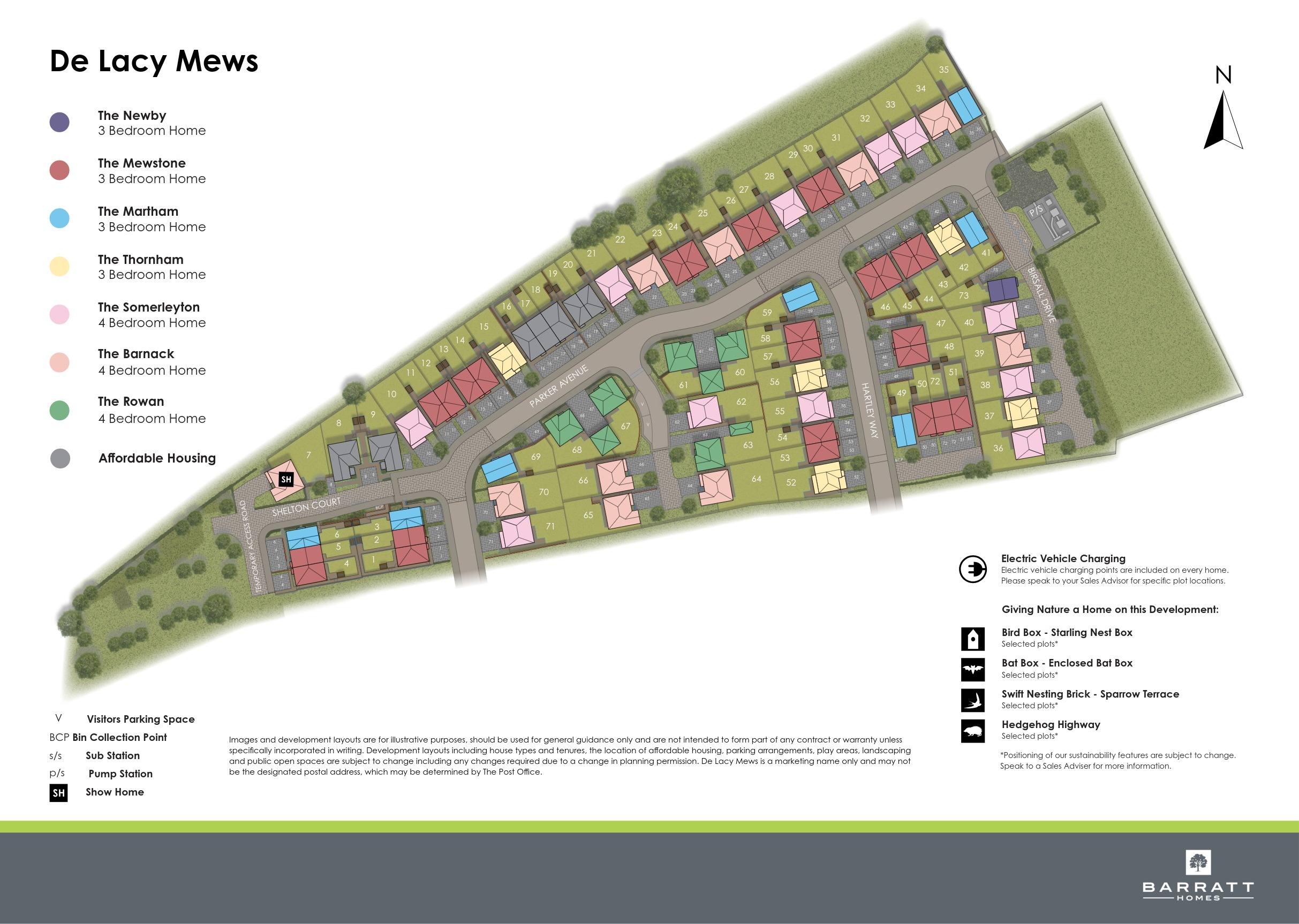 De Lacy Mews site plan