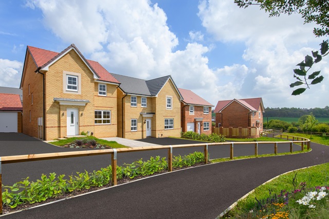 Salter's Brook street view of new build homes