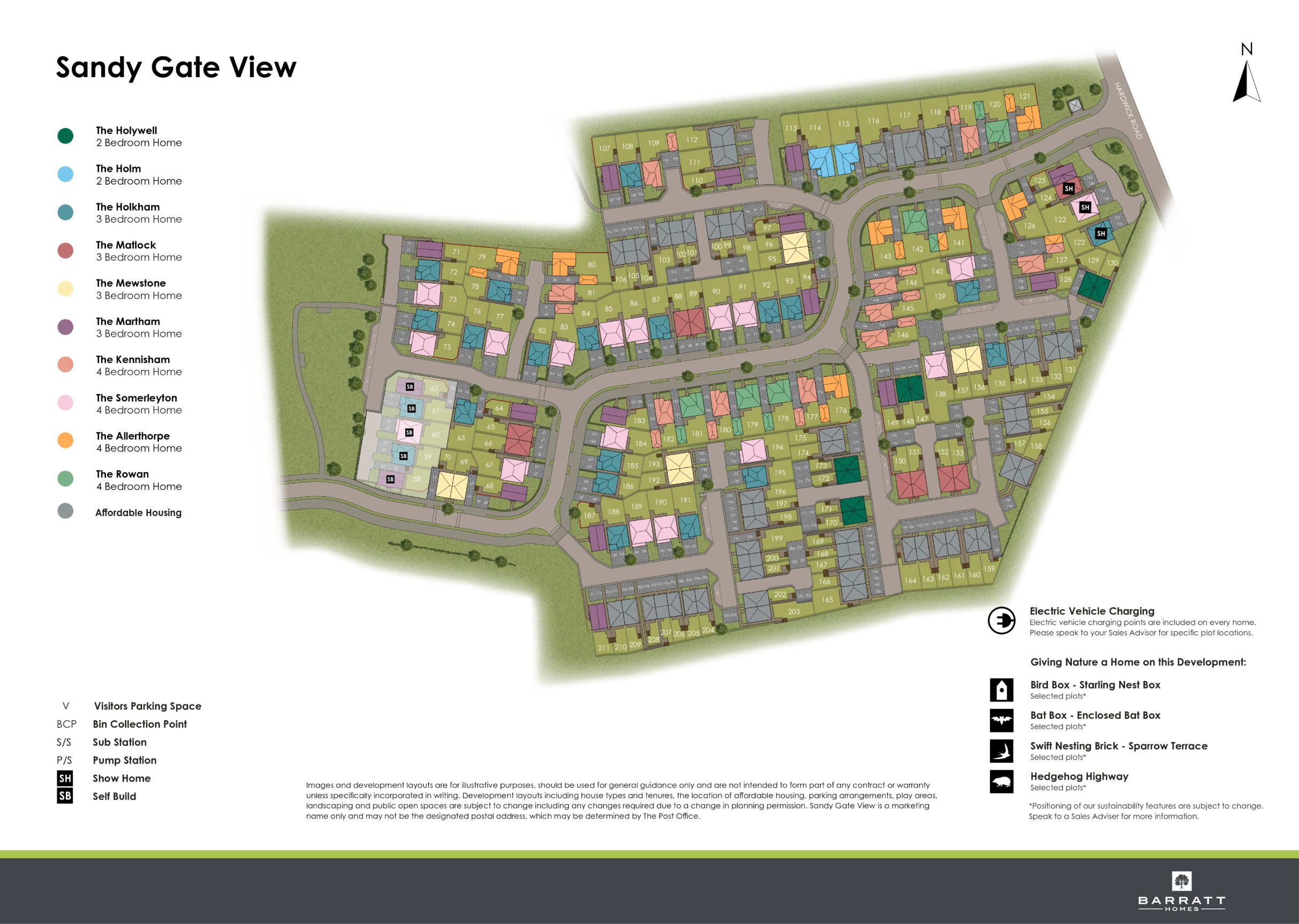 Sandy Gate View site plan