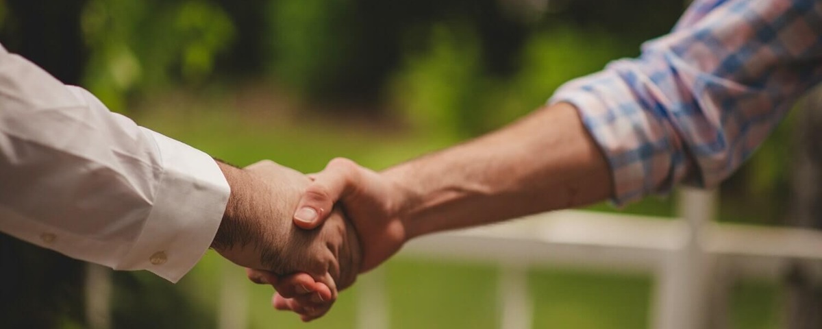 Handshaking on a completion day