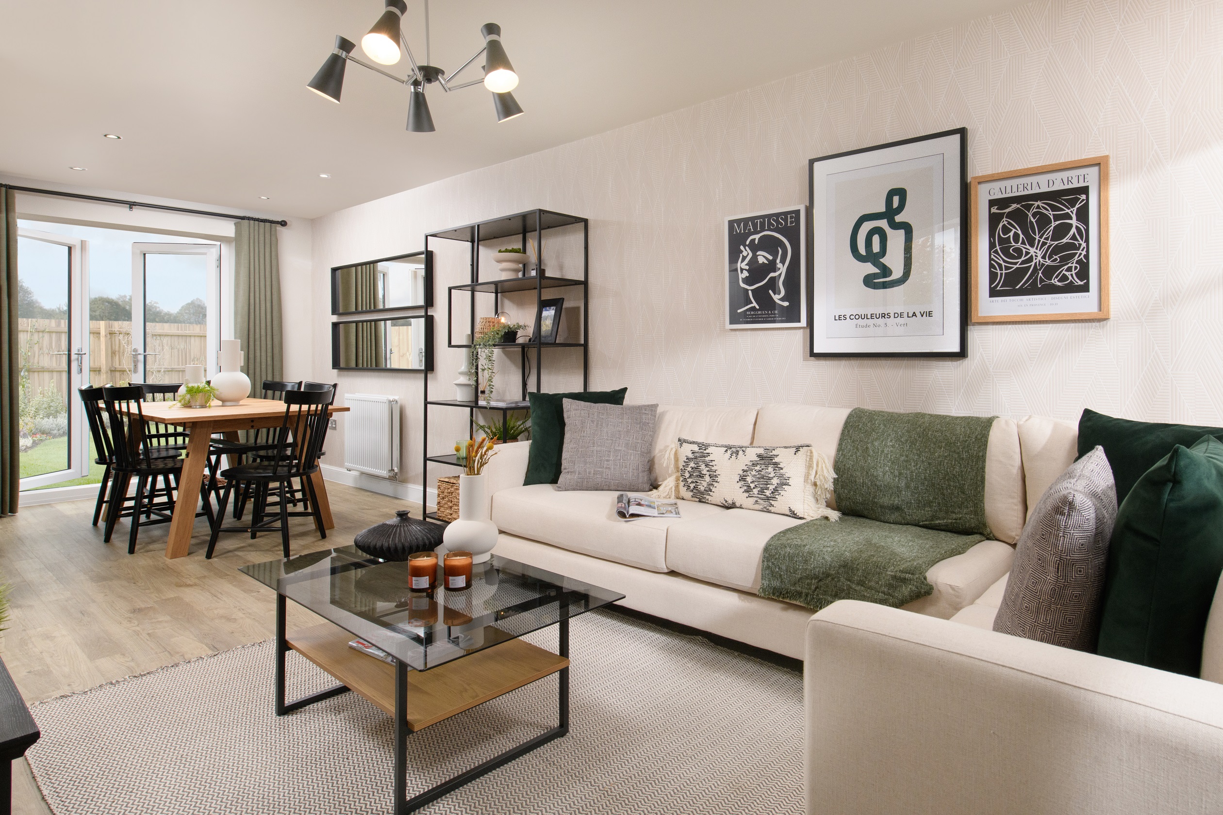 Barratt Homes - Denby living space