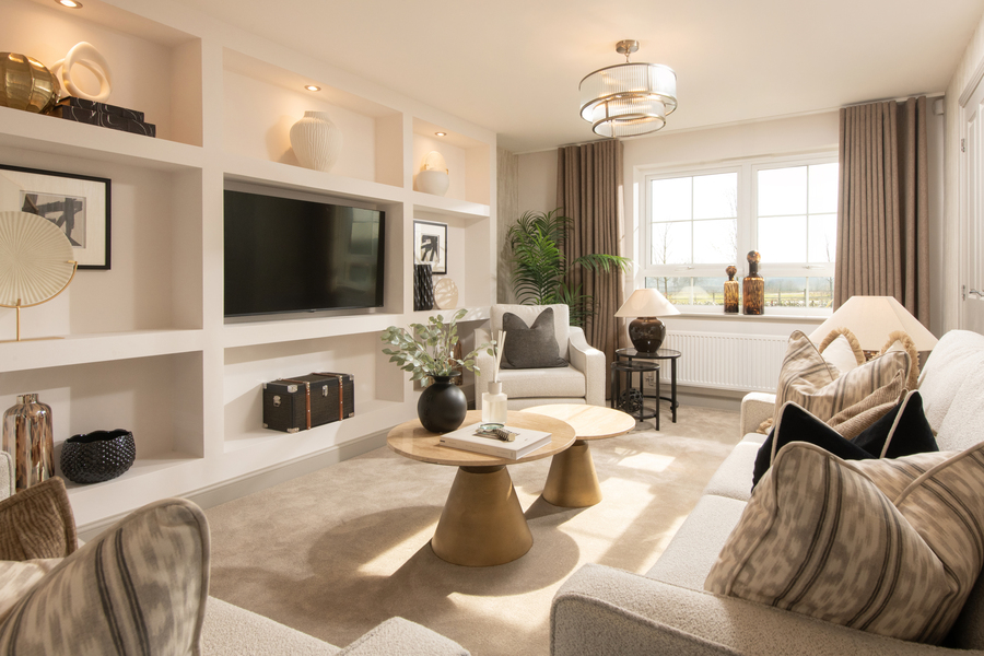 Lounge in the 4 bedroom Radleigh