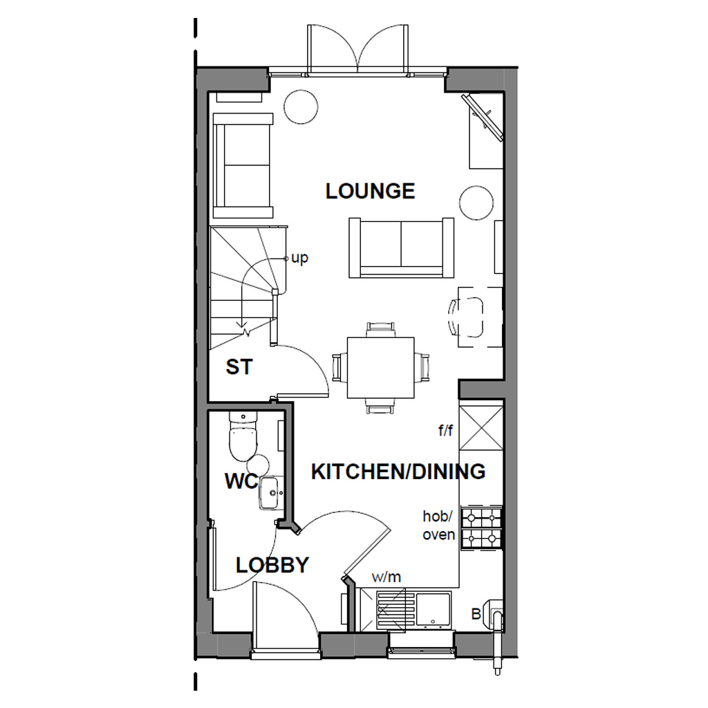Standard Denford Ground Floorplan