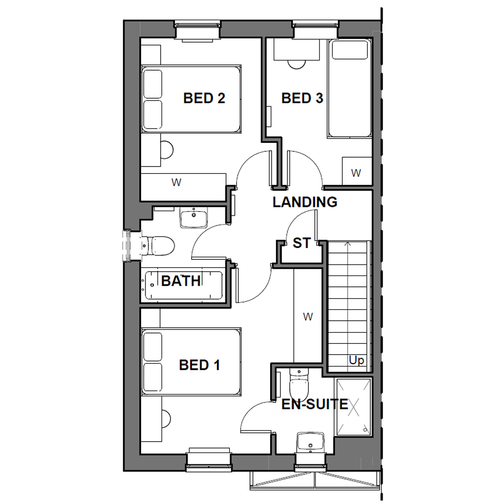 Standard Ellerton First Floorplan