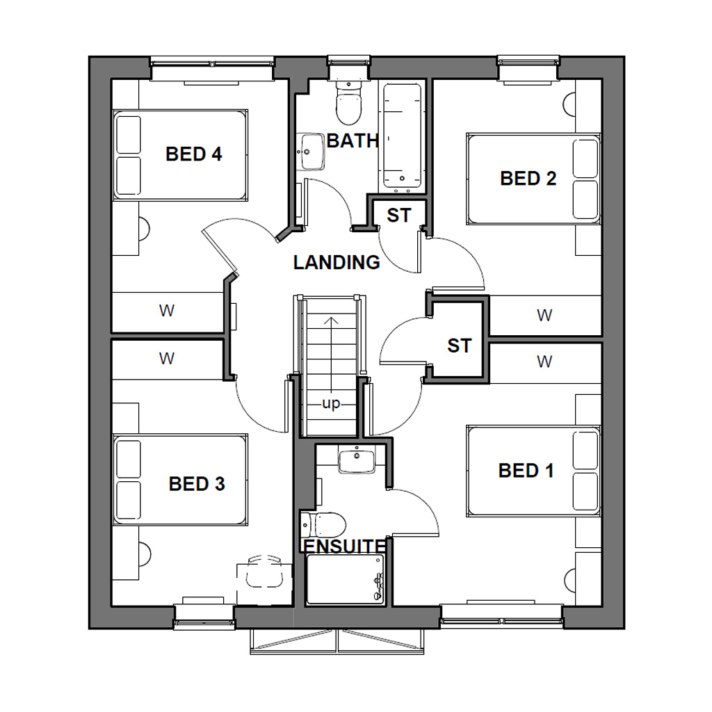 Standard Windermere First Floorplan