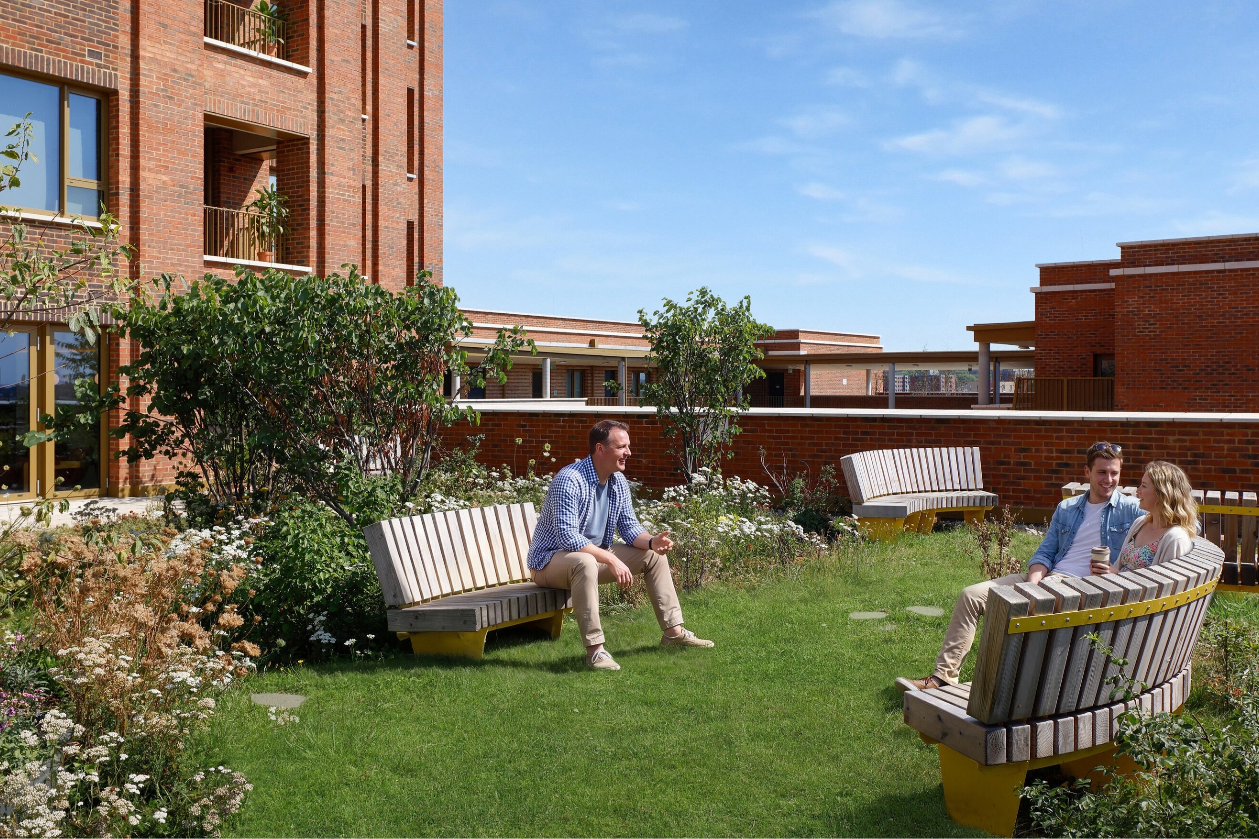 Rooftop Terrace computer-generated image