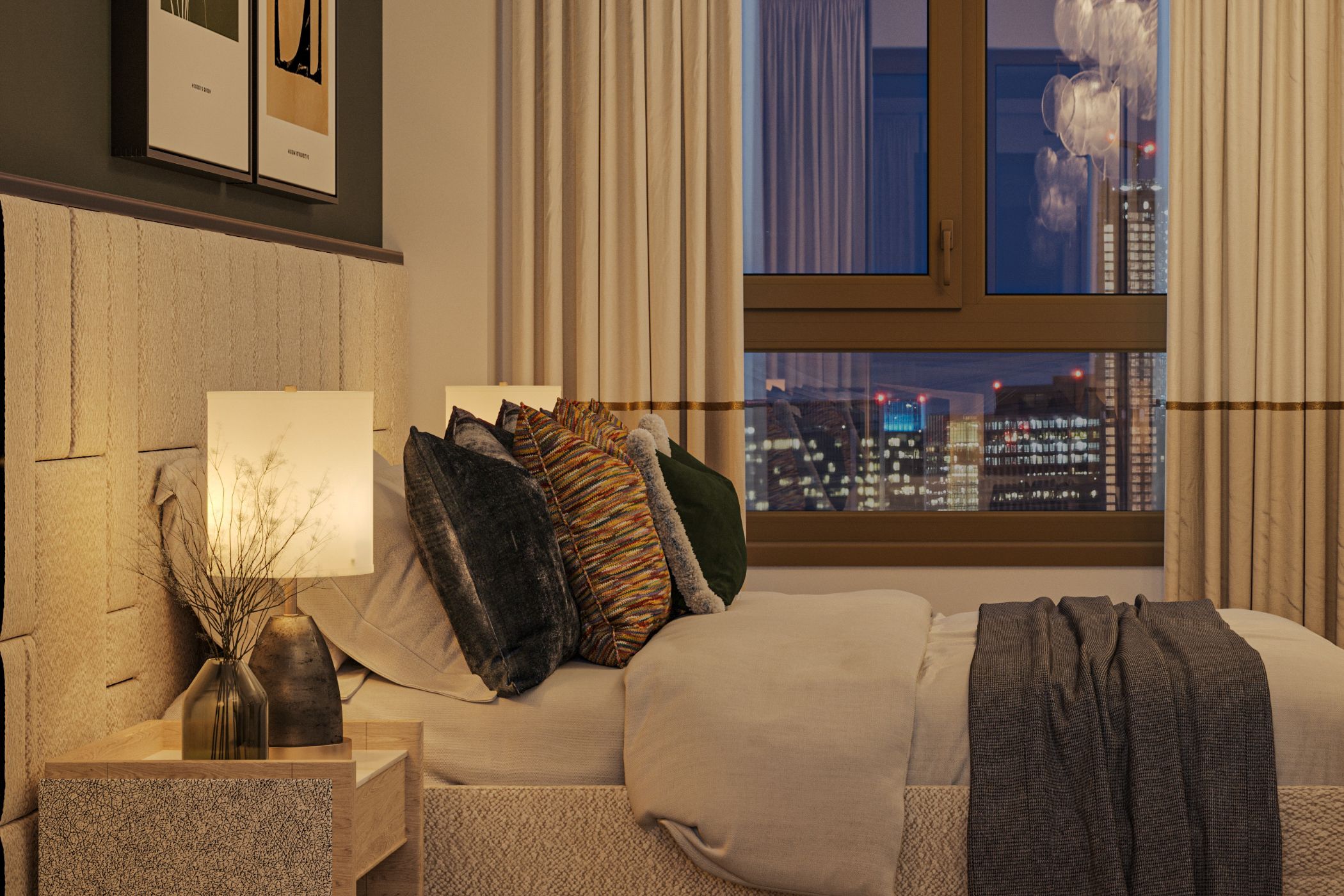 skyline bedroom