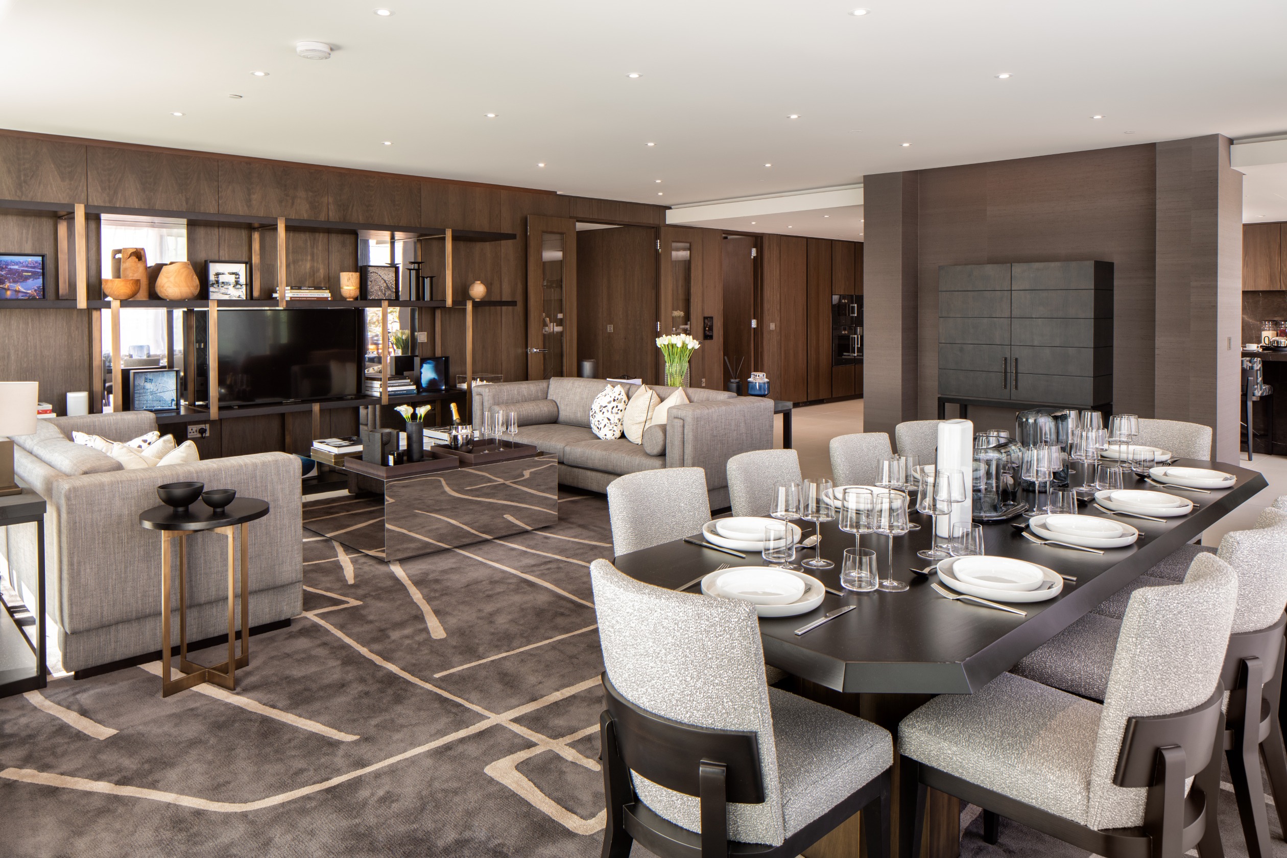 Penthouse Living Dining Room