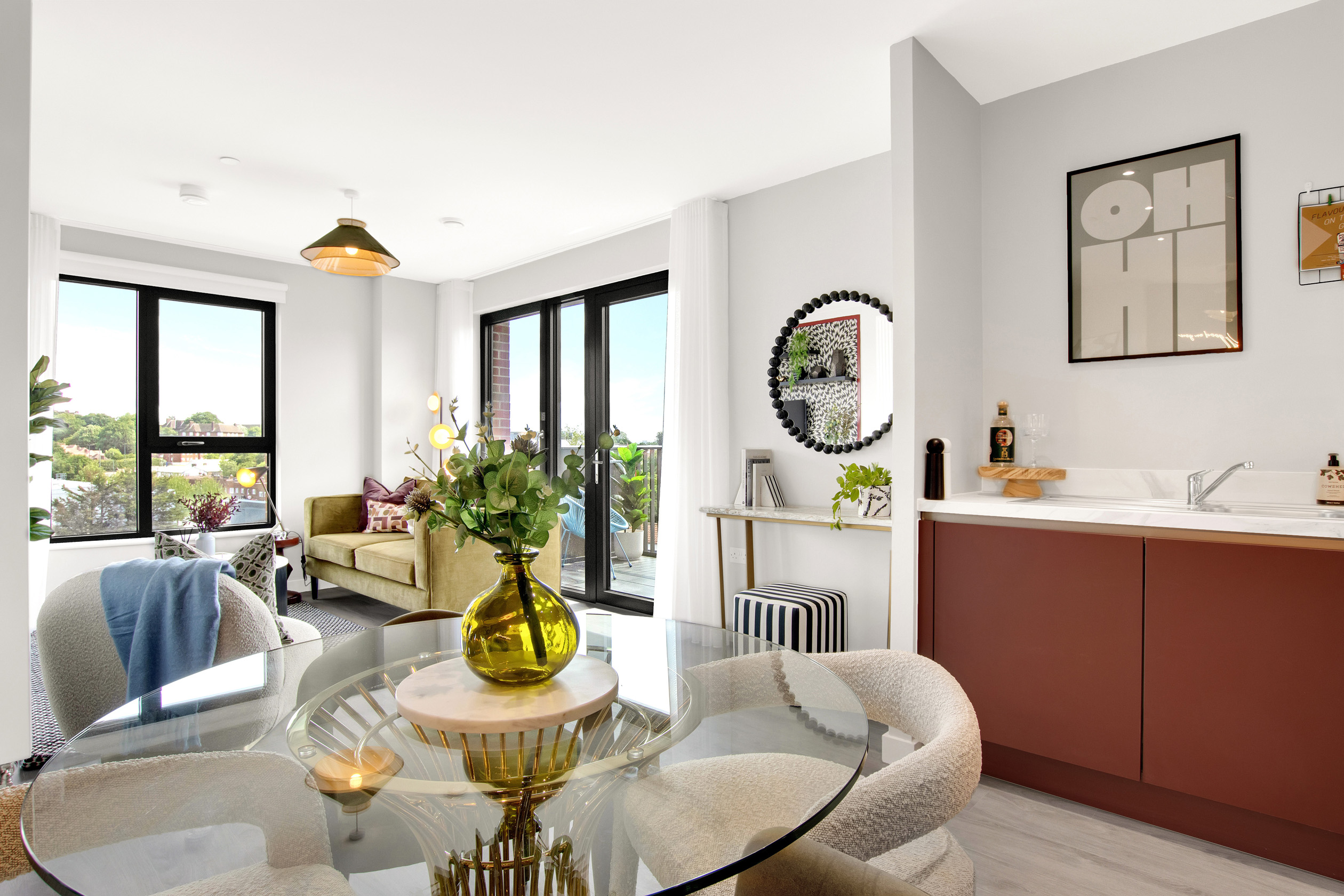 Living/dining/kitchen