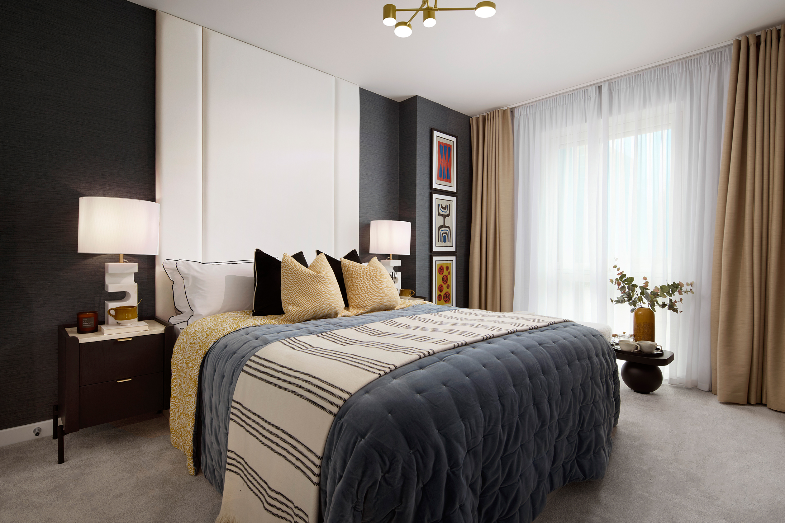 Bedroom 1 - Wide Angle - Show Apartment