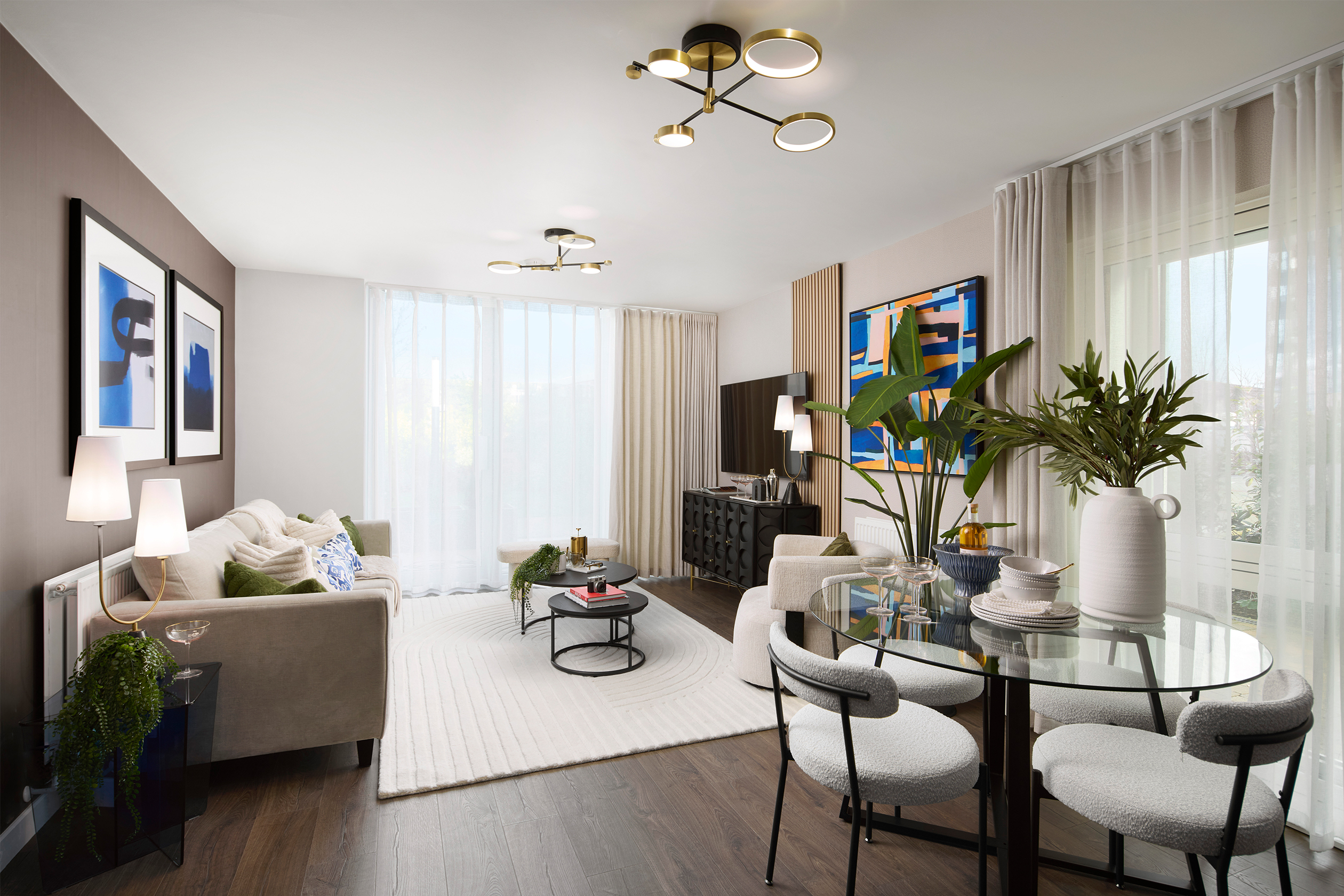 Living Area - Show Apartment