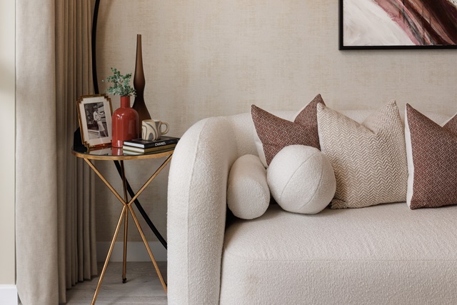 lounge close up sofa shot