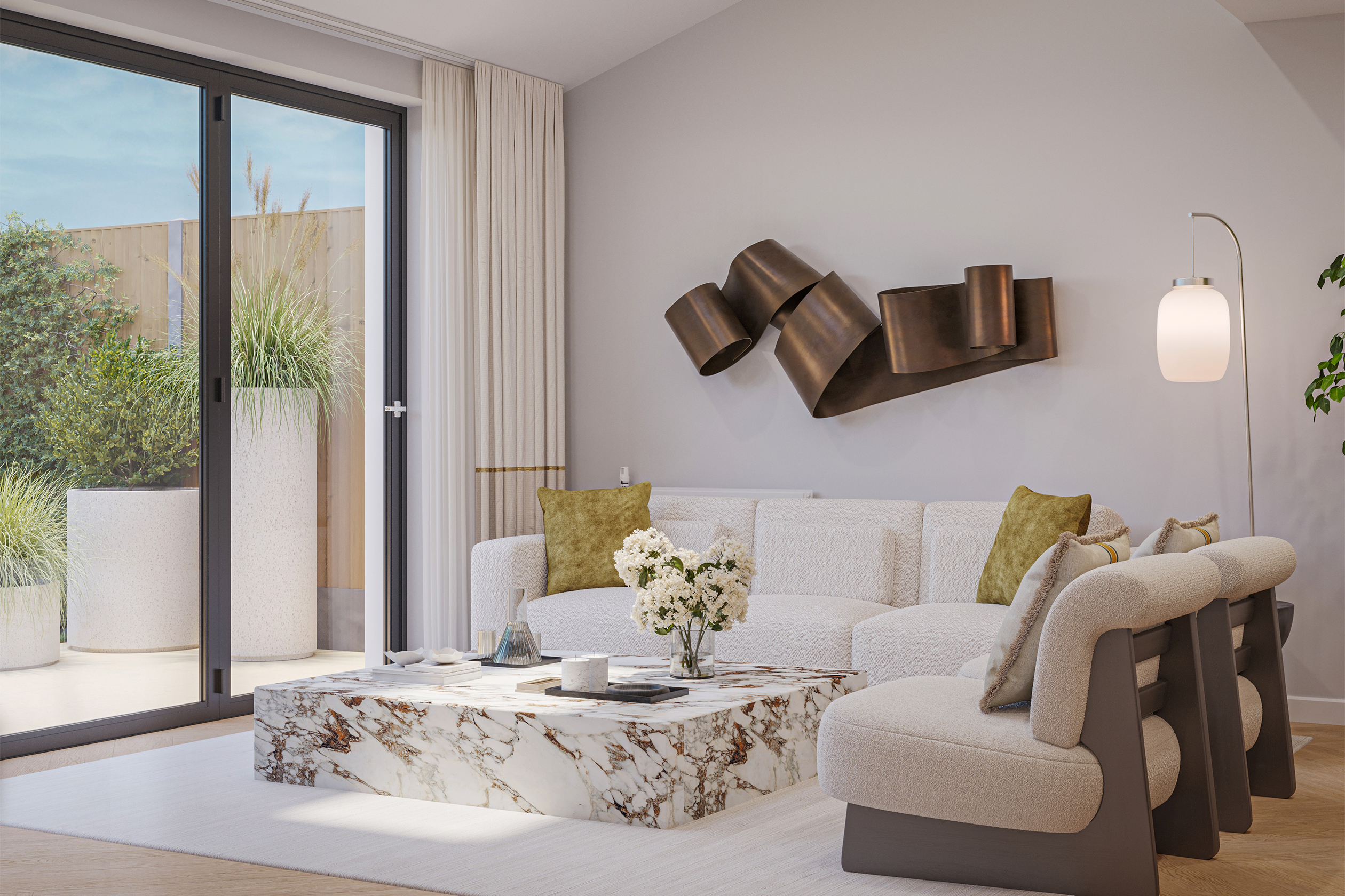 Lounge CGI - Townhouses