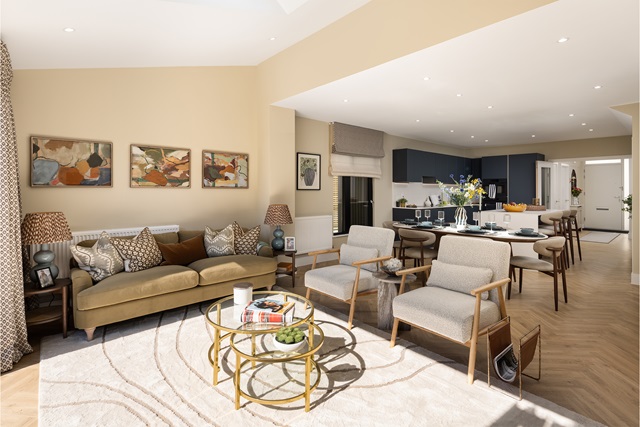 Hendon Townhouses - Lounge and kitchen