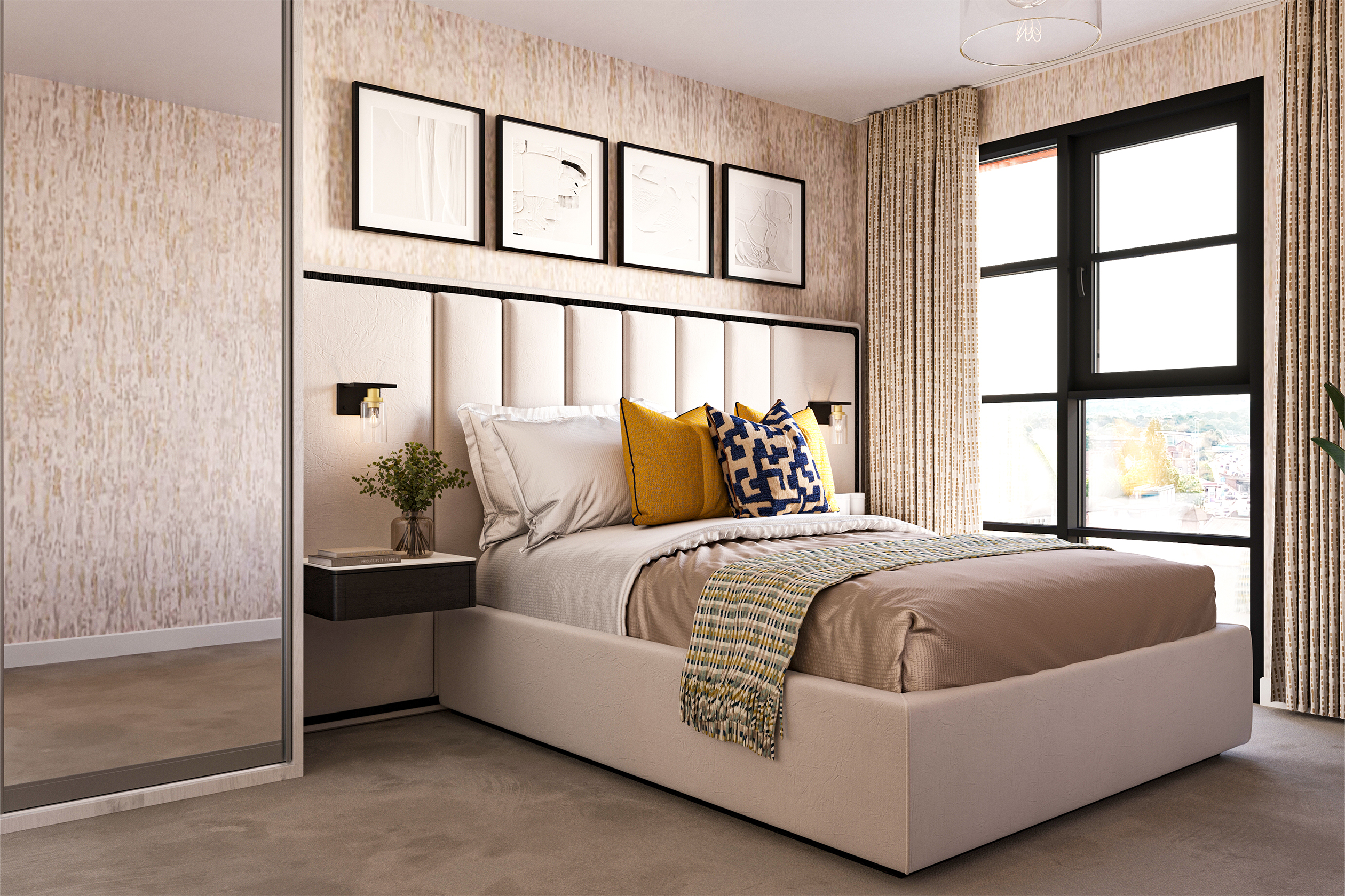 Bedroom 2 - Brookside Apartments (Plot 109)