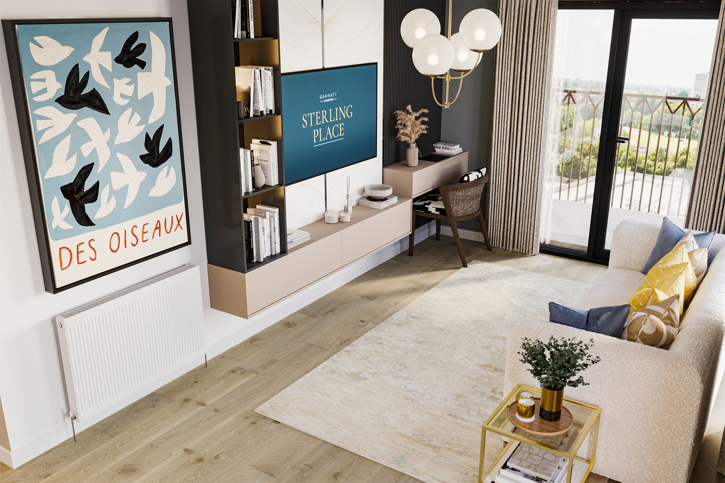 Living Room - Brookside Apartments (Plot 109)