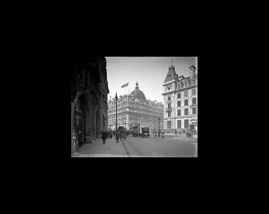 Original plan for Carlton Hotel London