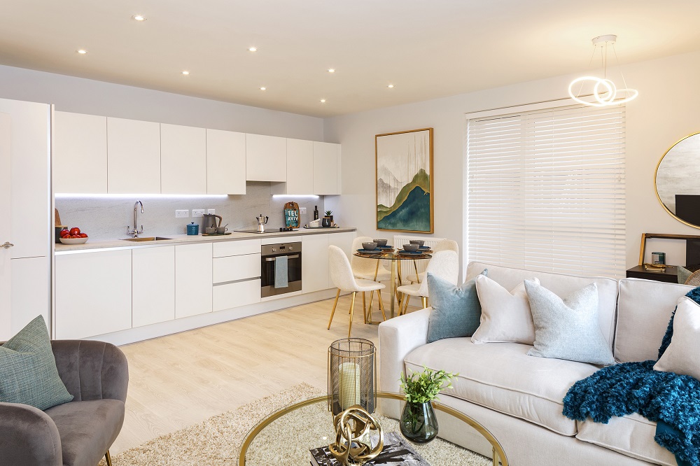 Open plan kitchen