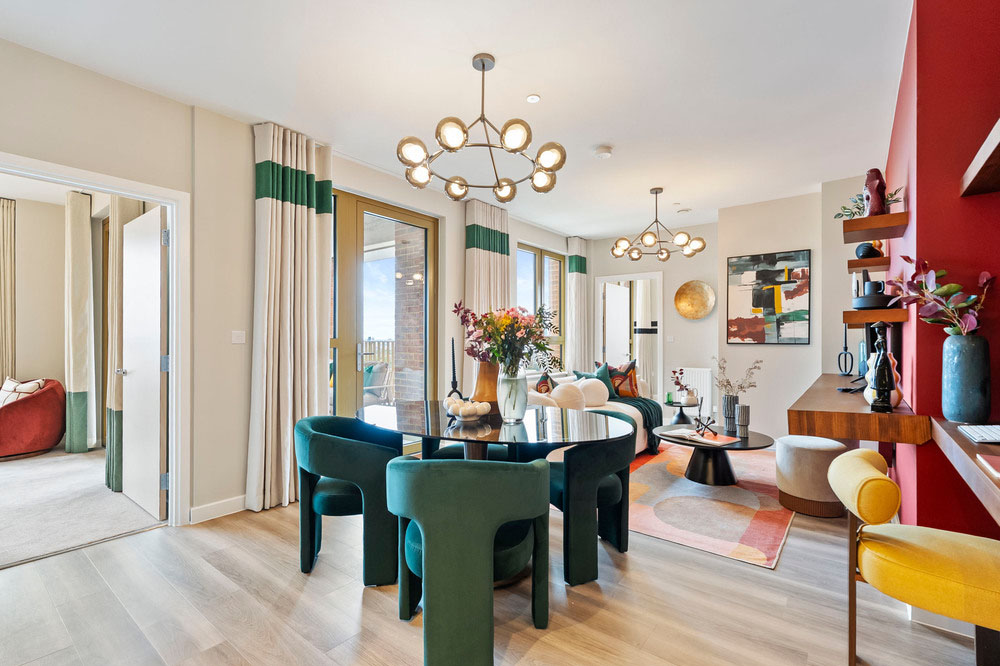 Living and dining room
