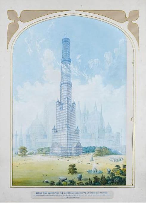 Original plan for London Victorian skyscraper