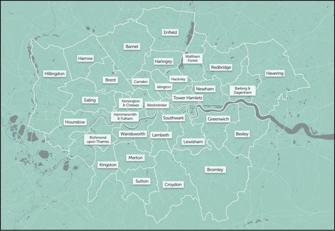London Map Area