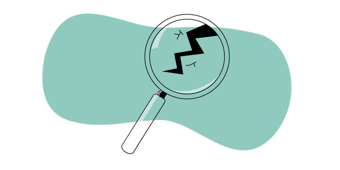 illustration of magnifying glass