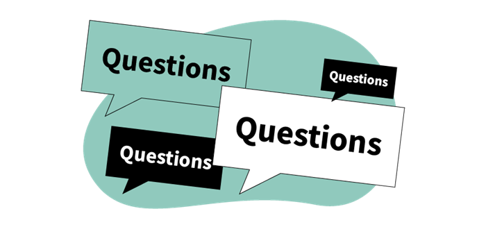 illustration of questions